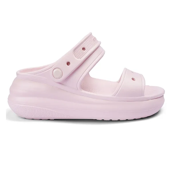 Giày Sục Nữ Crocs Women's Classic Crush Sandal Rose Quartz Màu Hồng Size 35