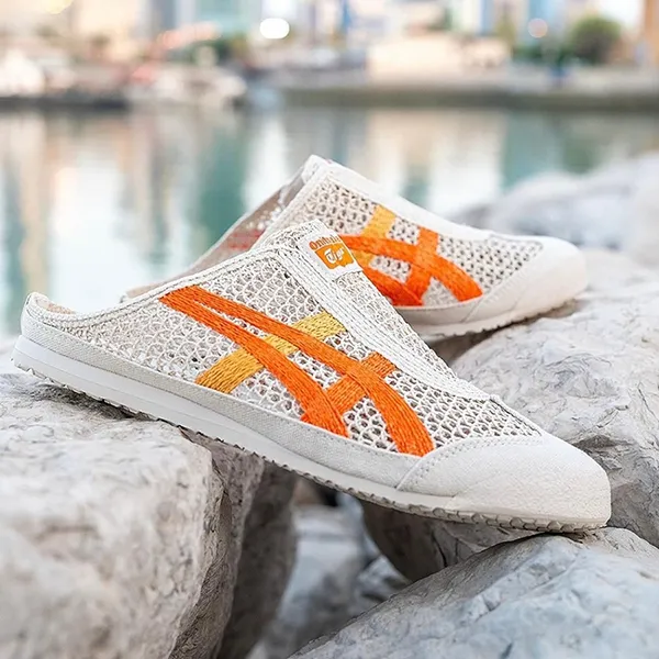Giày Sục Onitsuka Tiger Mexico 66 Sabot Orange 1183C123-251 Màu Cam Kem Size 36