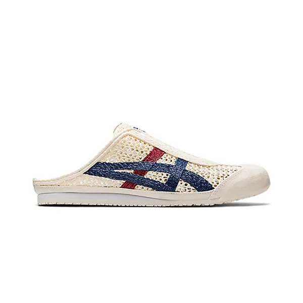 Giày Sục Onitsuka Tiger Mexico 66 Sabot Unisex Cream/ Mako Blue 1183C123-100 Màu Xanh Kem Size 42