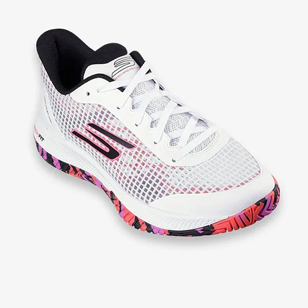 Giày Tennis/Pickleball Nam Skechers Viper Court Pro 246069-WHP Màu Trắng Hồng Size 39.5