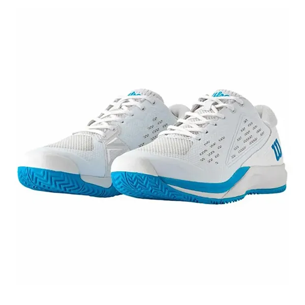 Giày Tennis/Pickleball Nam Wilson Rush Pro Ace WRS335900 Màu Trắng Xanh Size Size 42.5