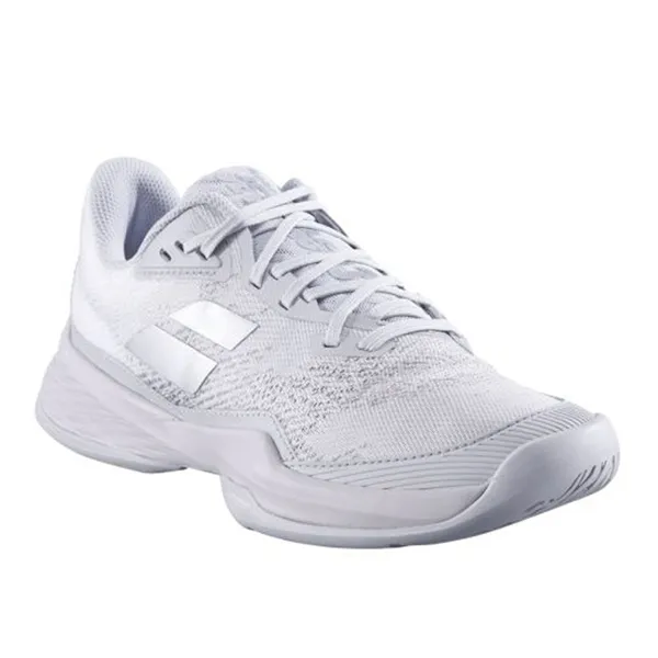 Giày Tennis/Pickleball Babolat Jet Mach 3 All Court 3A1S25B630-1072 Màu Xám Trắng Size 36.5