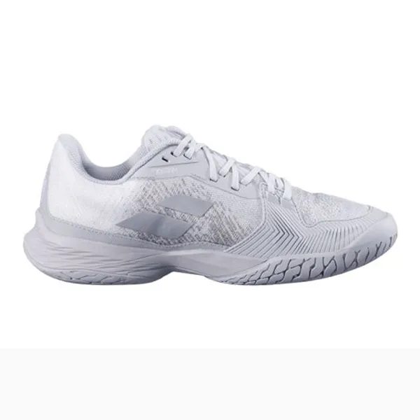 Giày Tennis/Pickleball Babolat Jet Mach 3 All Court 3A1S25B630-1072 Màu Xám Trắng Size 36.5