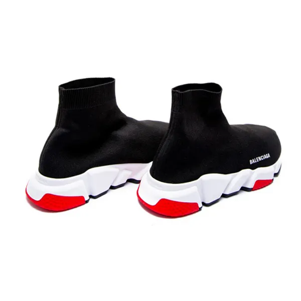 Giày Thể Thao Balenciaga Speed Trainers Red White 530351-W05G0-1000 Màu Đen Trắng Size 35