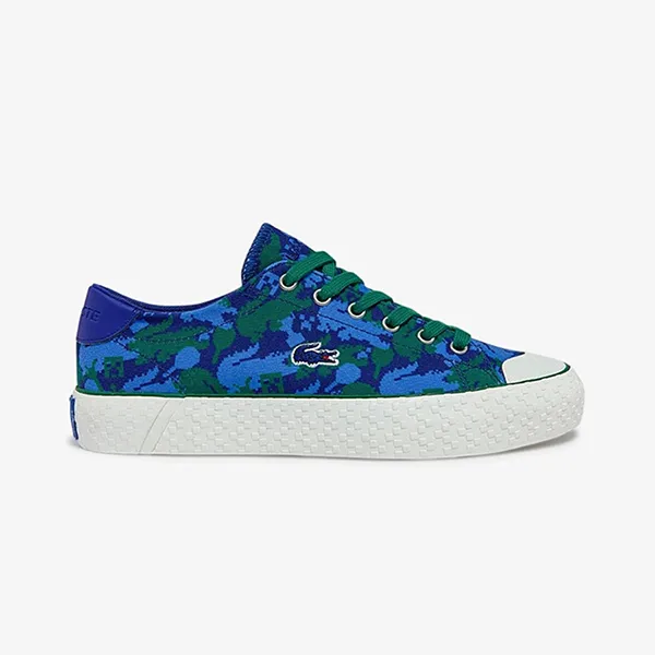 Giày Thể Thao Lacoste Gripshot Lacoste x Minecraft Canvas Trainers 743CFA0046 Màu Xanh Green Size 39.5