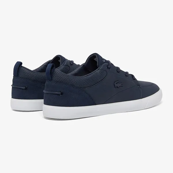 Giày Thể Thao Nam Lacoste Bayliss Leather Sneakers 49CMA0044 092 Màu Xanh Navy Size 39.5