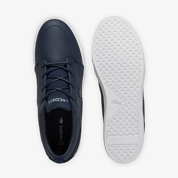 Giày Thể Thao Nam Lacoste Bayliss Leather Sneakers 49CMA0044 092 Màu Xanh Navy Size 39.5