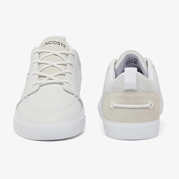 Giày Thể Thao Nam Lacoste Bayliss Leather Sneakers 49CMA0044 21G Màu Trắng Size 39.5