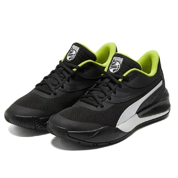 Giày Thể Thao Nam Puma Triple Basketball Black White 195217-08 Màu Đen Size 40