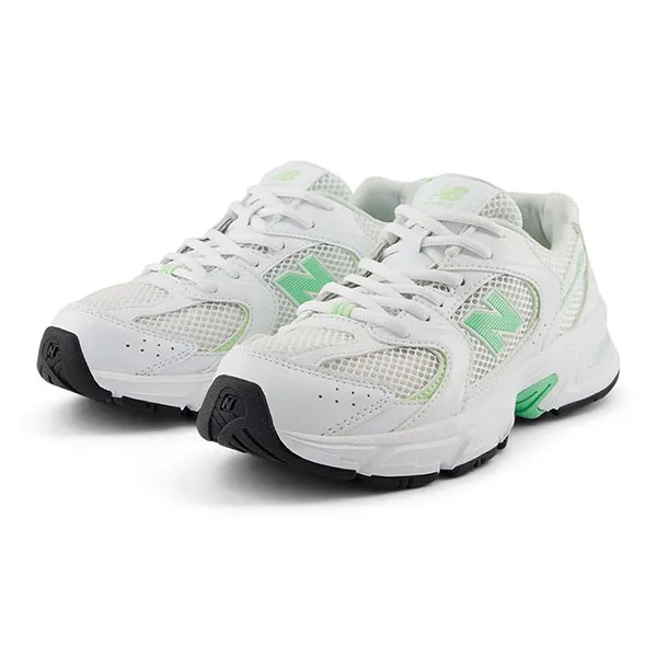 Giày Thể Thao New Balance GR530SM Shoes Màu Trắng - Xanh Green Size 36