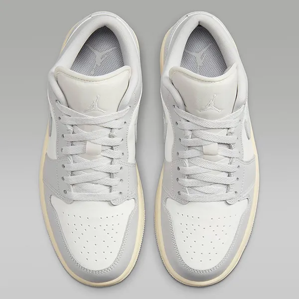 Giày Thể Thao Nike Air Jordan 1 Low DC0774-103 Màu Xám/Trắng Size 36.5