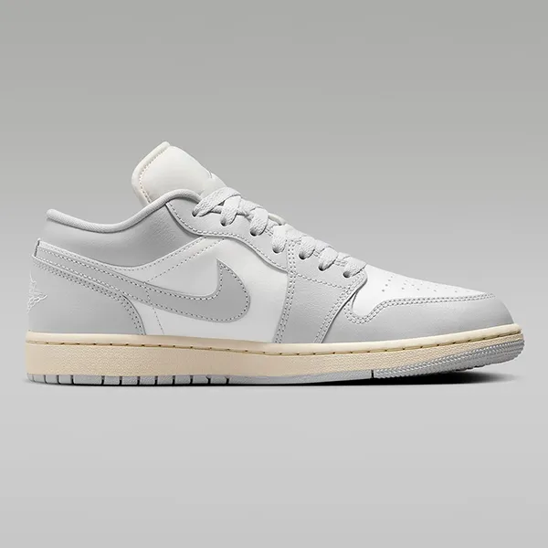 Giày Thể Thao Nike Air Jordan 1 Low DC0774-103 Màu Xám/Trắng Size 36.5