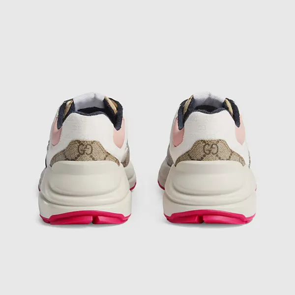 Giày Thể Thao Nữ Gucci GG Rhyton TrainerSneaker 620185-99WF0-4371 Phối Màu Size 37