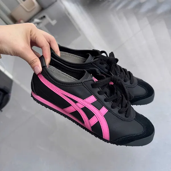 Giày Thể Thao Onitsuka Tiger Mexico 66 Black Dragon Fruit 1183C102-005 Màu Đen Hồng Size 37