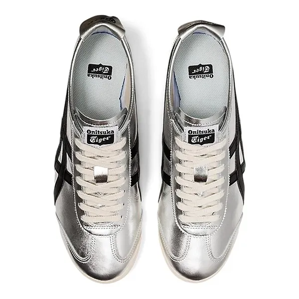 Giày Thể Thao Onitsuka Tiger Mexico 66 Pure Silver Black 1183B566-020 Màu Bạc Size 36