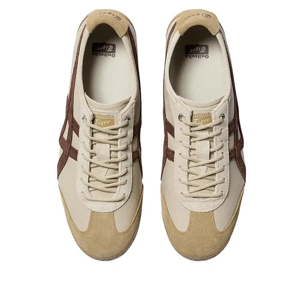 Giày Thể Thao Onitsuka Tiger Mexico 66 SD VIN Putty Dark Brown 1183C015-204 Màu Nâu Kem Size 42.5