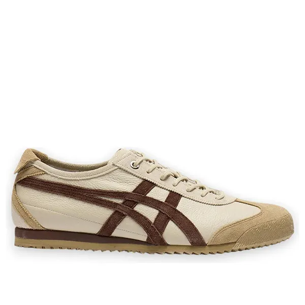Giày Thể Thao Onitsuka Tiger Mexico 66 SD VIN Putty Dark Brown 1183C015-204 Màu Nâu Kem Size 42.5