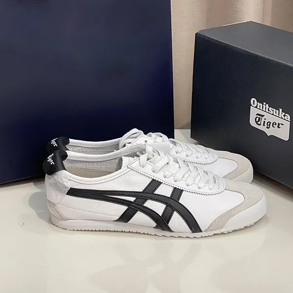 Giày Thể Thao Onitsuka Tiger Mexico 66 – White Black 1183A201-126 Màu Đen Trắng Size 36