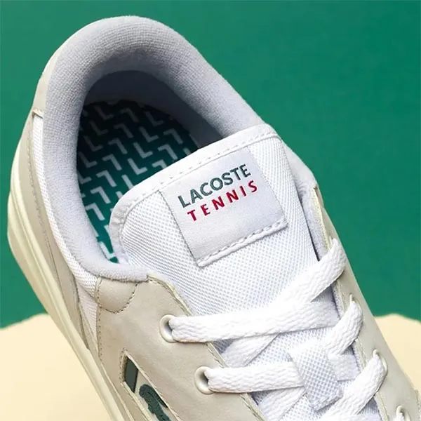 Giày Thể Thao Unisex Lacoste G80 OG Leather And Textile Màu Trắng Size 42.5