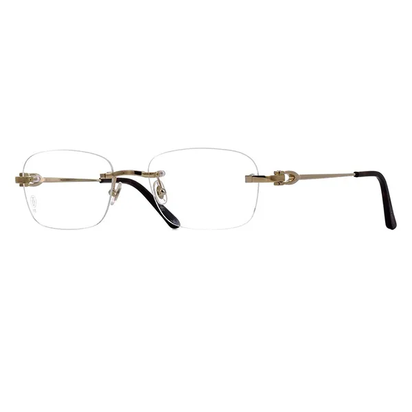 Gọng Kính Nam Cartier CT0290O 001 Màu Vàng/Đen