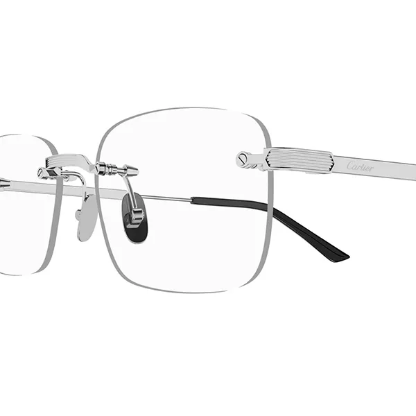 Gọng Kính Nam Cartier CT0349O 002 Màu Bạc