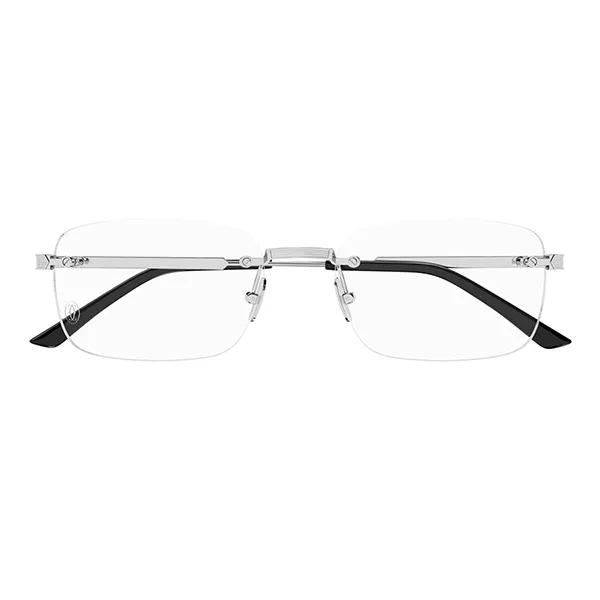 Gọng Kính Nam Cartier CT0349O 002 Màu Bạc