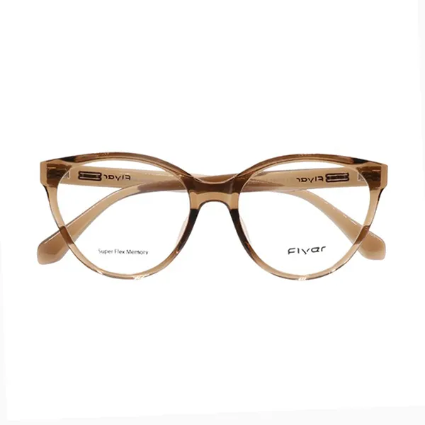 Gọng Kính Unisex Flyer F52601 C4 Màu Nâu Trong