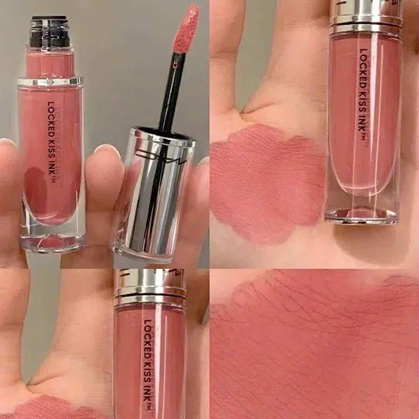 Son Kem MAC 24HR Locked Kiss Ink Lipcolour 76 Blushing Màu Hồng Hoa