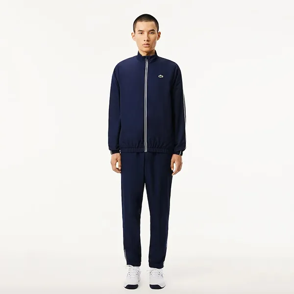 Bộ Quần Áo Gió Nam Lacoste Men's Tennis Tracksuit WH2574 525 Màu Xanh Navy Size 4