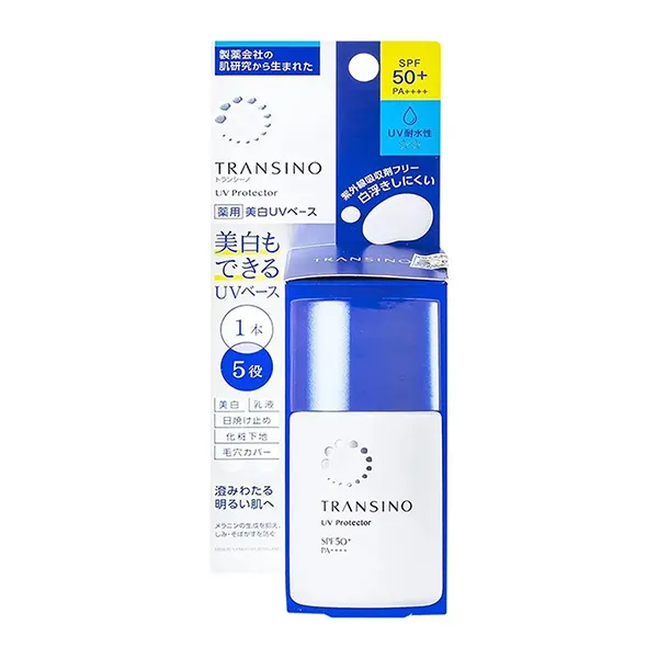 Kem Chống Nắng Transino Whitening UV Protector SPF 50+PA++++ 30ml