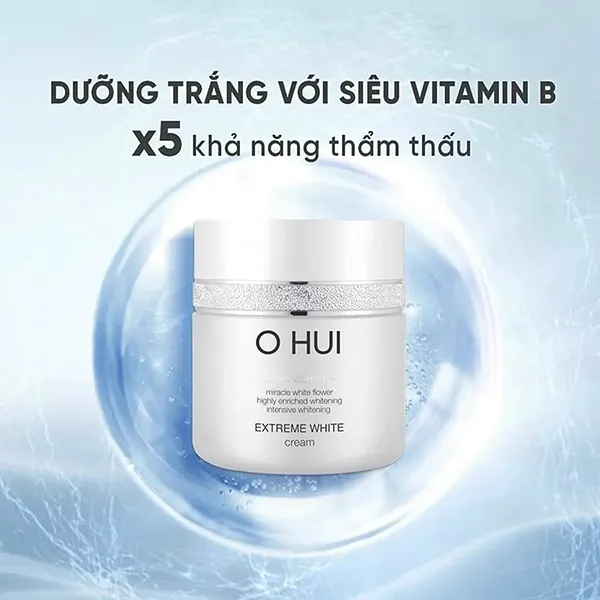 Kem Dưỡng Trắng Da Ohui Extreme White Cream 50ml