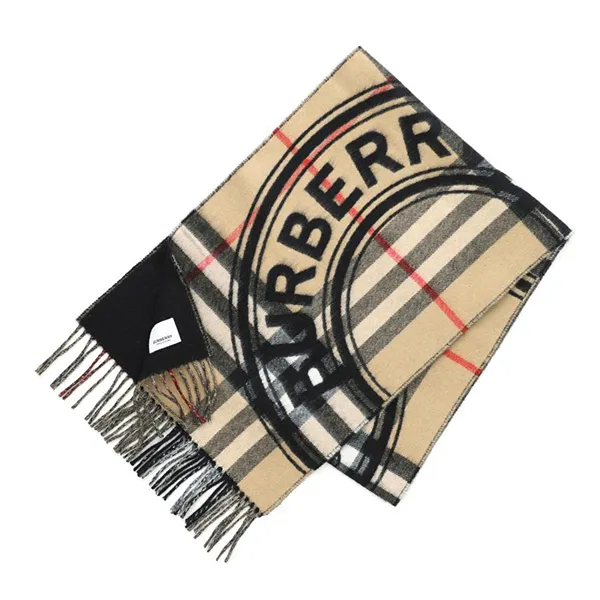 Khăn Quàng Cổ Burberry Archive Beige Montage Print Cashmere Scarf 8059391 Màu Beige