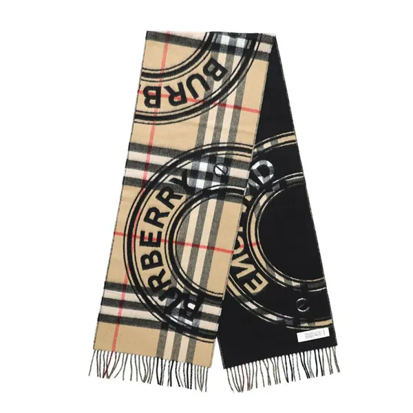 Khăn Quàng Cổ Burberry Archive Beige Montage Print Cashmere Scarf 8059391 Màu Beige