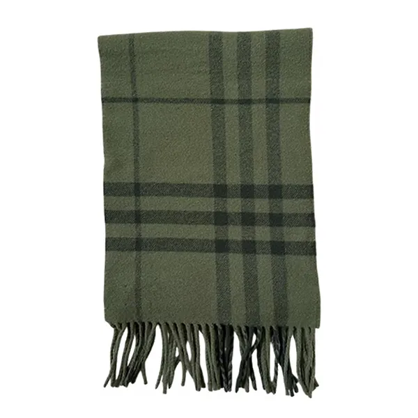 Khăn Quàng Cổ Burberry Check Scarf Màu Khaki