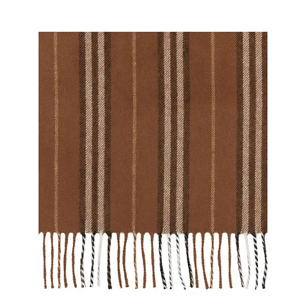 Khăn Quàng Cổ Burberry Icon Stripe Cashmere Scarf 8019209 Màu Nâu