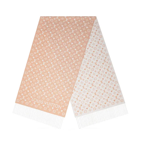 Khăn Quàng Cổ Louis Vuitton LV Game On Scarf M76900 Màu Be
