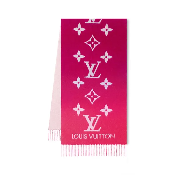 Khăn Quàng Cổ Louis Vuitton LV M79506 Reykjavik Gradient Màu Hồng