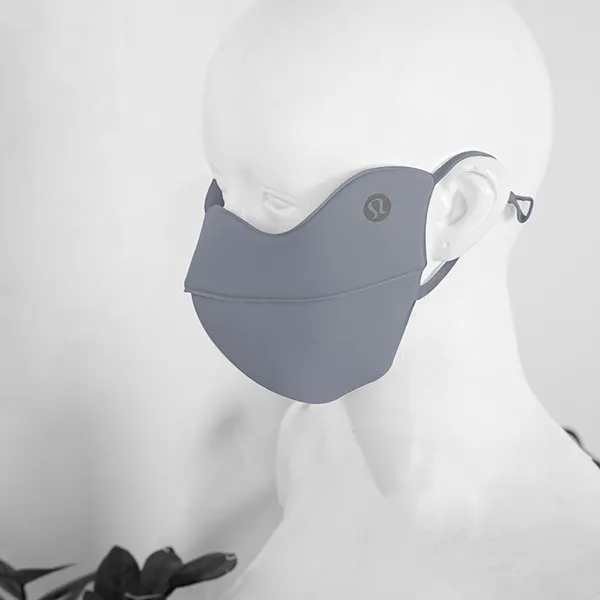 Khẩu Trang Lululemon Thick & Breathable Full Face Eye Mask - Dark Grey Màu Xám Đậm