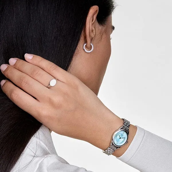 Khuyên Tai Nữ Daniel Wellington Pavé Crystal Earrings Silver DW00400657 Màu Bạc