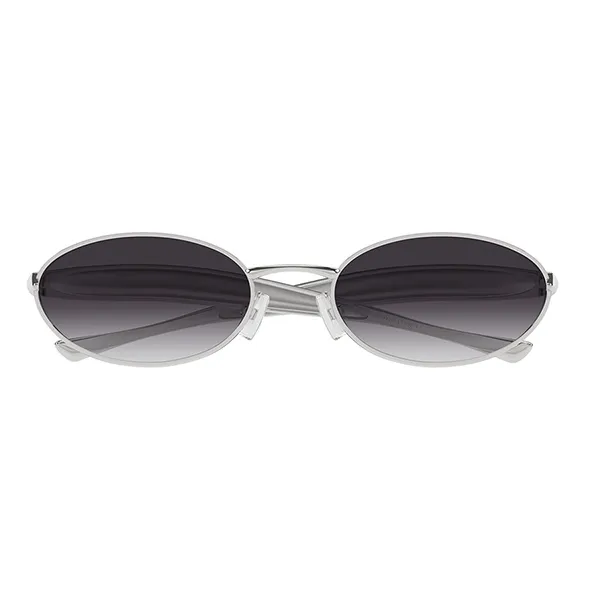 Kính Mát Bottega Veneta Sunglasses BV1386S 003 Màu Xám/Bạc