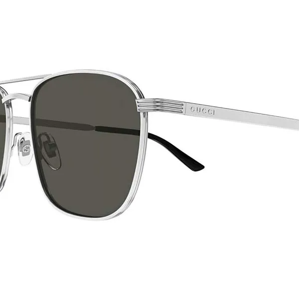 Kính Mát Nam Gucci Sunglasses GG1881S 001 Màu Bạc - Đen