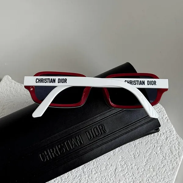 Kính Mát Nữ Dior Pacific S3I 50B0 Sunglasses Màu Trắng Xám