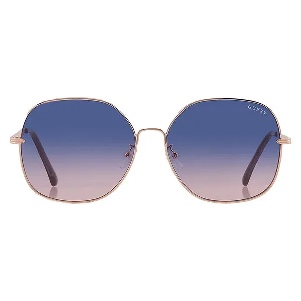 Kính Mát Nữ Guess Factory Blue Gradient Butterfly Ladies Sunglasses Màu Xanh Gradient