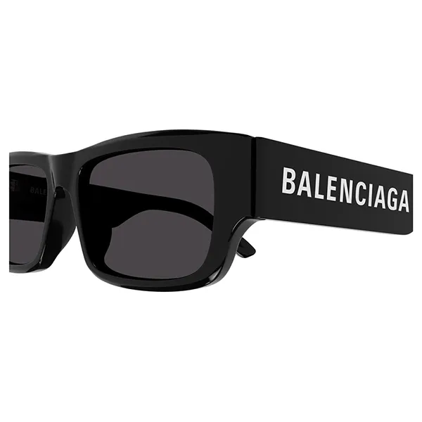 Kính Mát Unisex Balenciaga BB0261SA 001 Black/ Dark Grey Màu Đen Xám