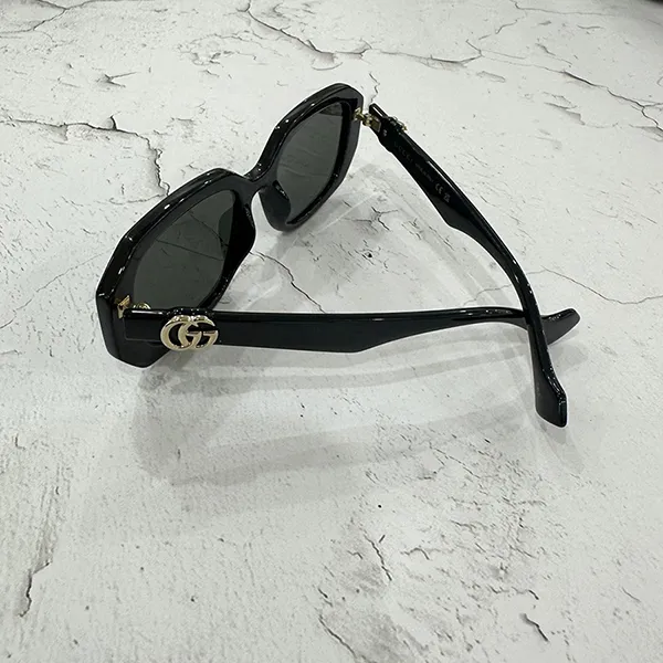 Kính Mát Unisex Gucci GG1535S 001 As Seen On Olivia Attwood Màu Đen Xám