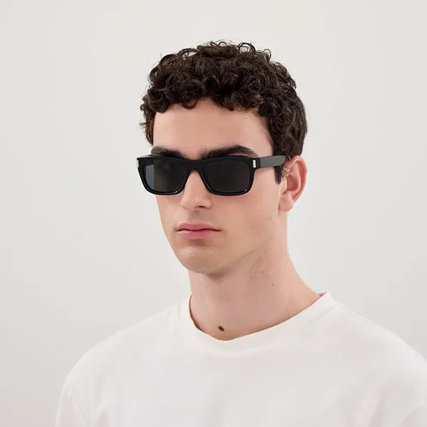 Kính Mát Unisex Yves Saint Laurent YSL Sunglasses SL83 001 Màu Đen