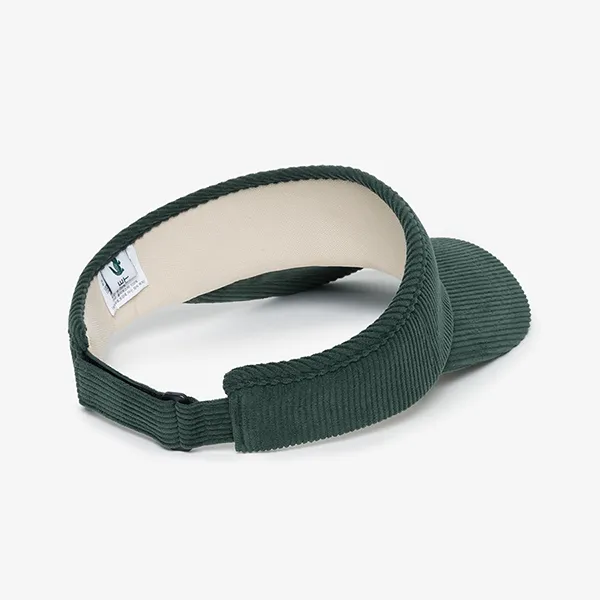 Mũ Lacoste Golf Corduroy Visor RK345E-54N YZP Màu Xanh Green