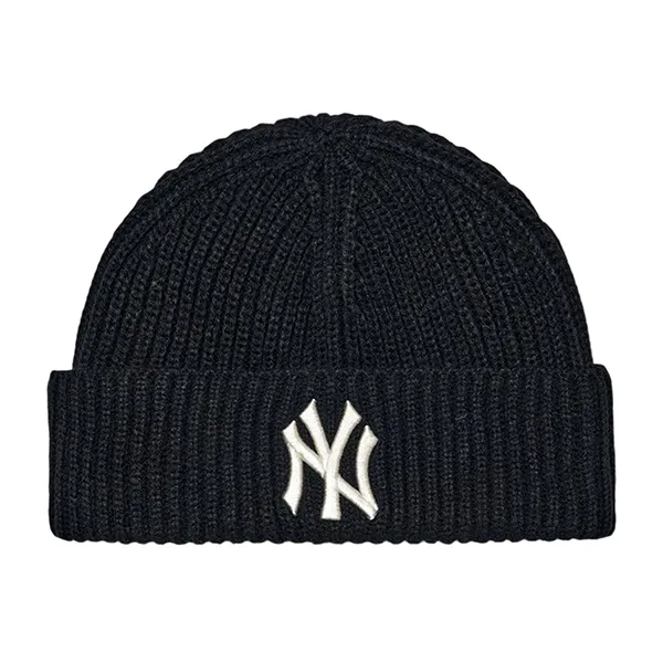 Mũ Len MLB Uni Short Beanie New York Yankees 3ABNS0326-BKS Màu Đen
