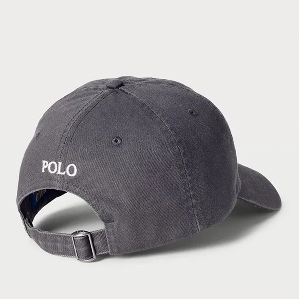 Mũ Nam Ralph Lauren Chino Ball Cap Grey Màu Xám