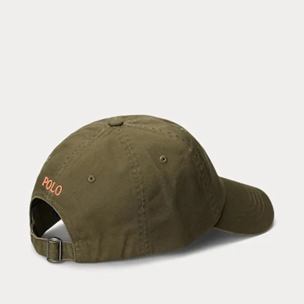 Mũ Nam Ralph Lauren Chino Ball Cap Màu Olive
